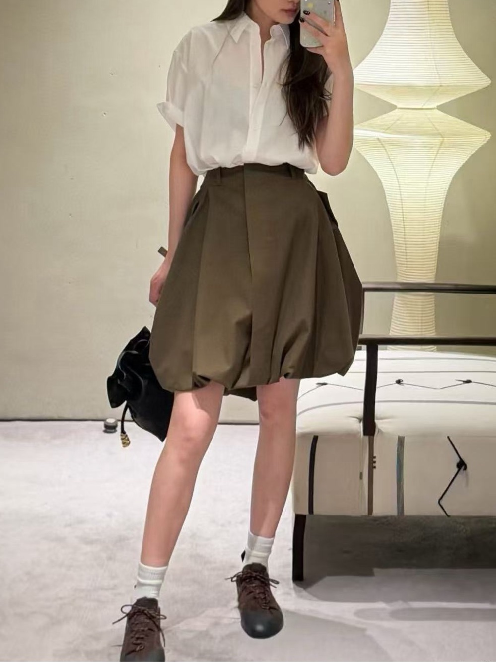 Loewe Skirt in cotton and silk Fr36 - Picture 8 of 8